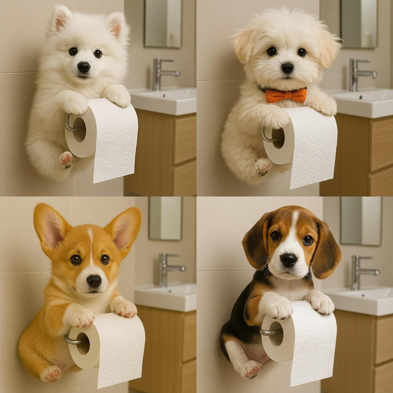 🐶Dog Paper Holder