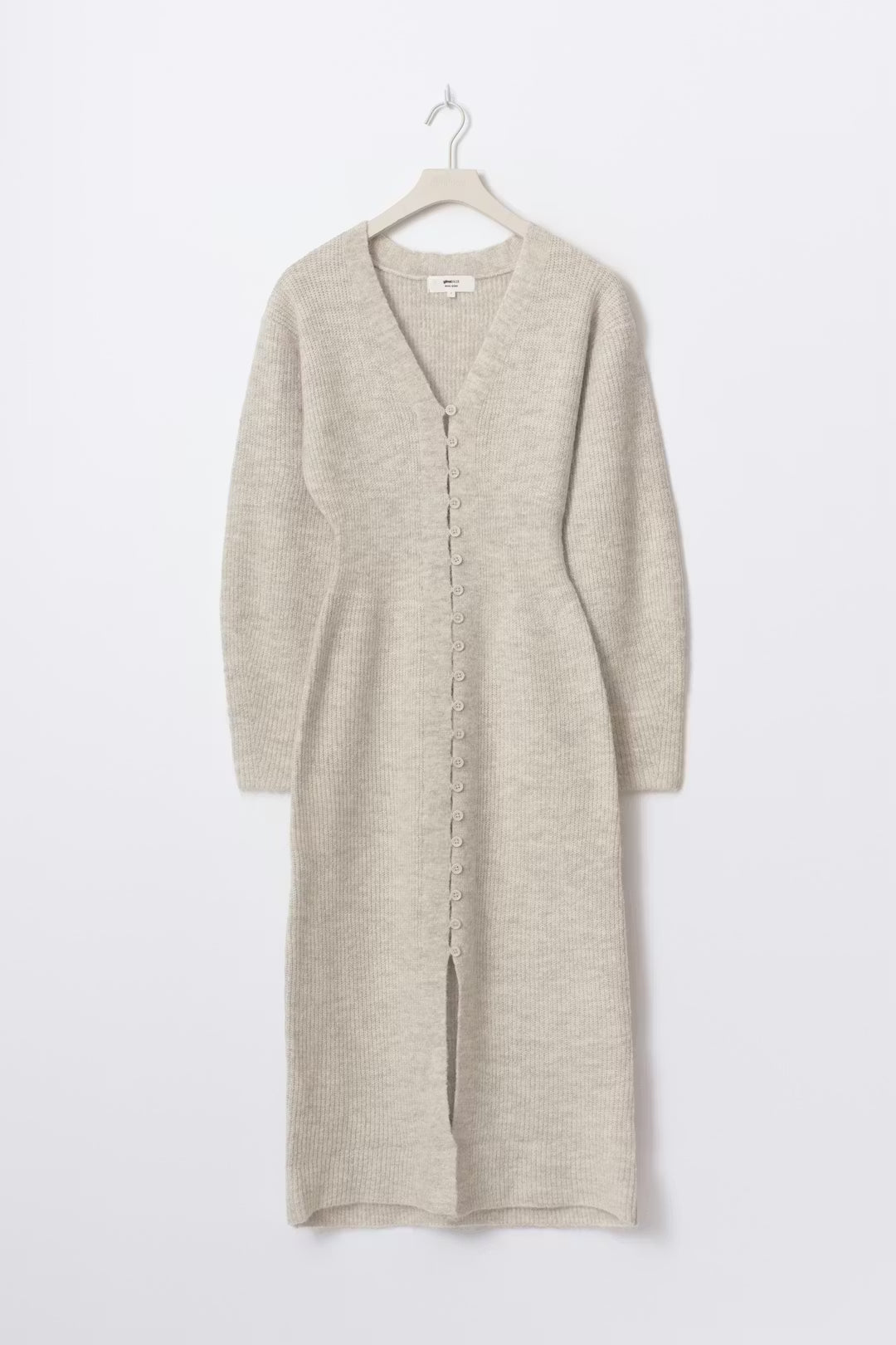 Shaped Knitted Cardigan Dress