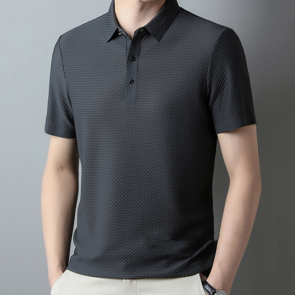 New men's POLO shirt short-sleeved T-shirt