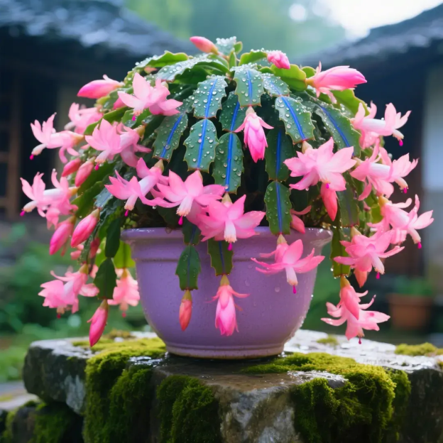 🌸 Mix Colors Schlumbergera Seeds – Easy-Care Blooms in Every Shade, Even in Winter ❄️🌈