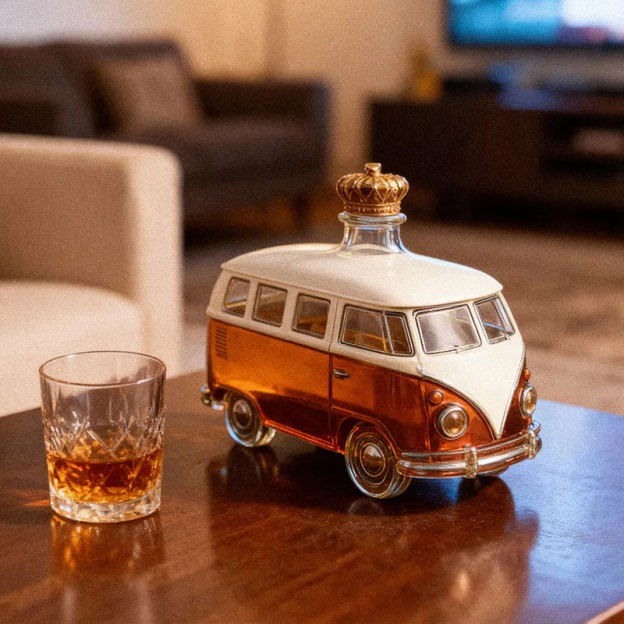 Free Shipping - Route 66 Memories, Poured Into Glass — The Decanter That Honors America’s Open-Road Soul