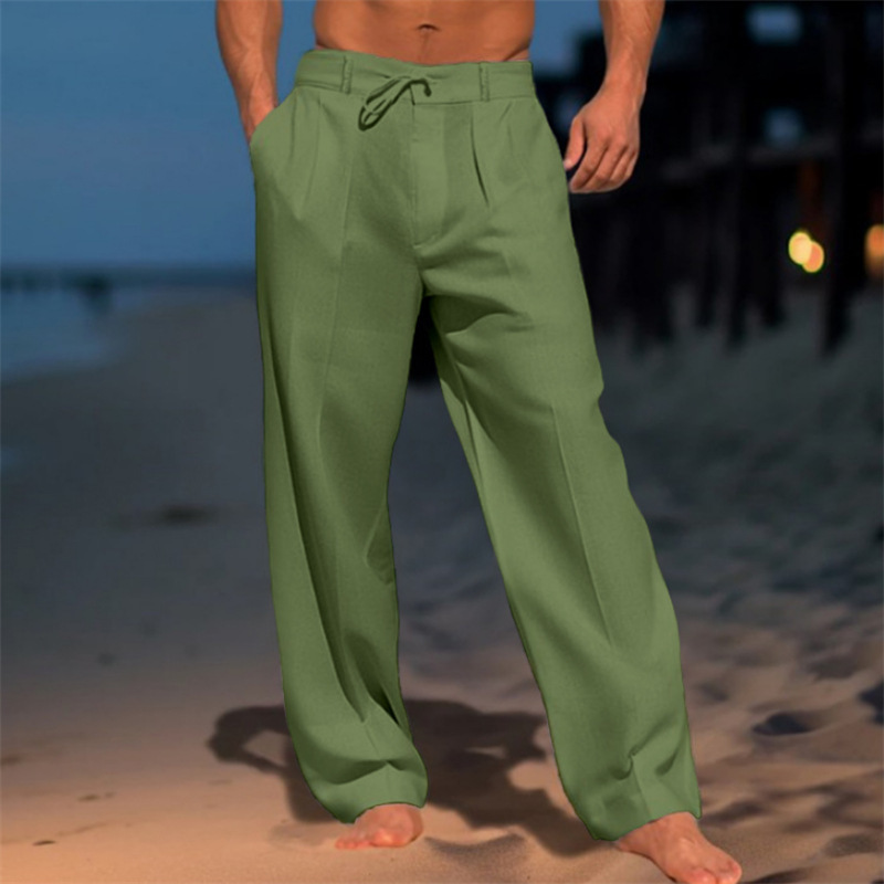 Men's Linen Beach Pants