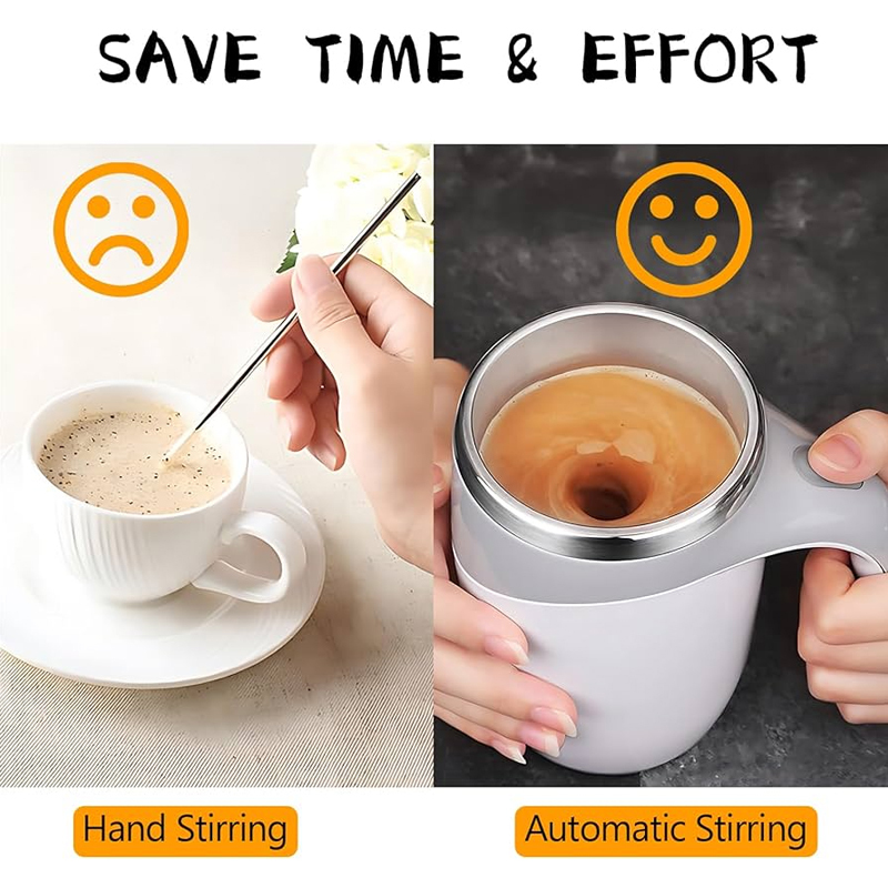 50%Off - Say Goodbye To Clumps & Cold Sips! The Mug That Mixes Your Drink For You