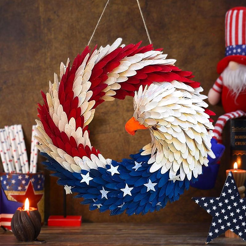 Don't Miss Out! Celebrate America's 250 Years of Service and Heritage with the Limited-Edition Eagle Wreath!