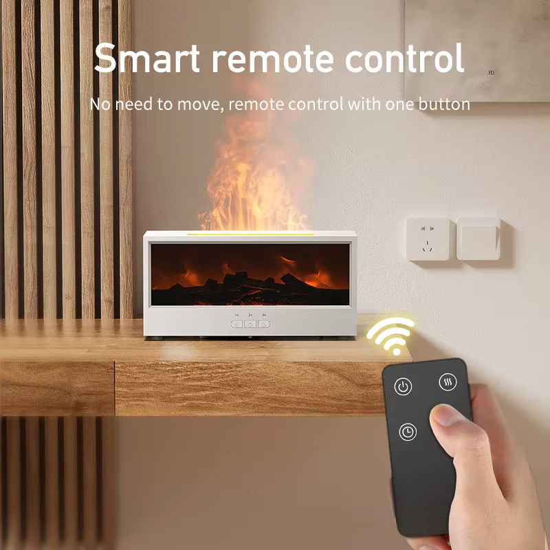 Flame Aroma Diffuser & Humidifier with Remote Control