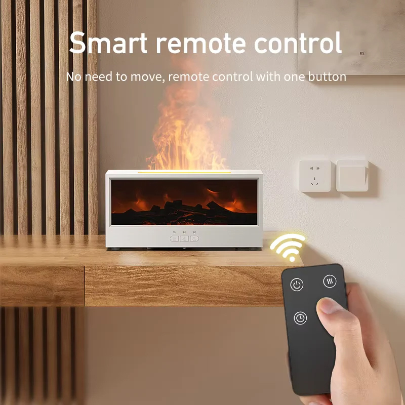 Flame Aroma Diffuser & Humidifier with Remote Control