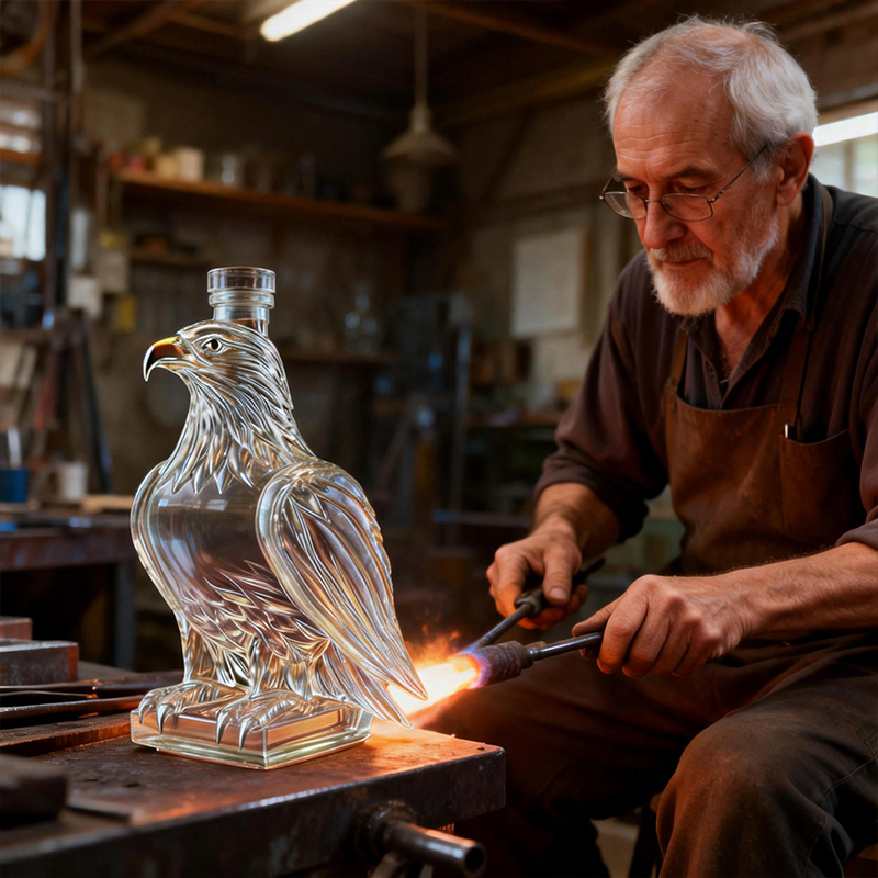 Don't Miss Out! Celebrate America's 250 Years of Spirit and Heritage with the Limited-Edition Eagle Whisky Bottle!