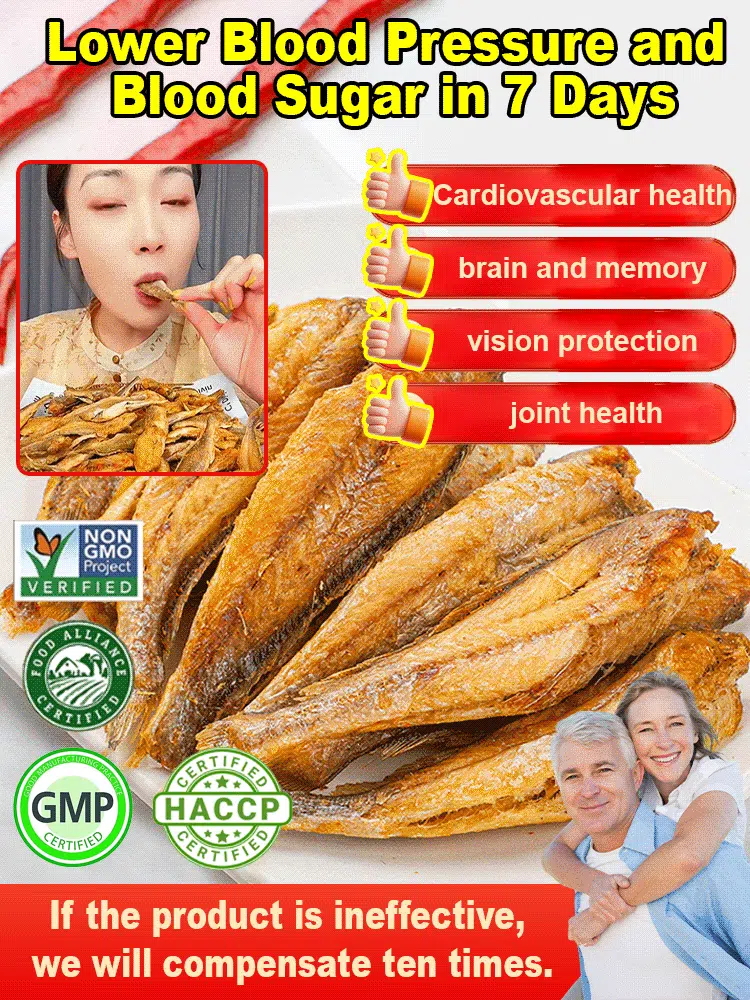 High-protein ready-to-eat deep-sea fish crisps