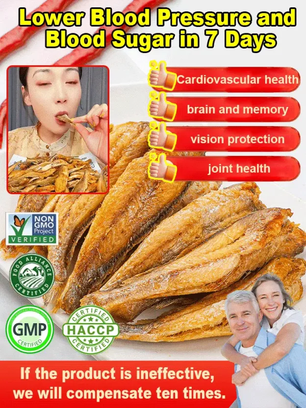 High-protein ready-to-eat deep-sea fish crisps