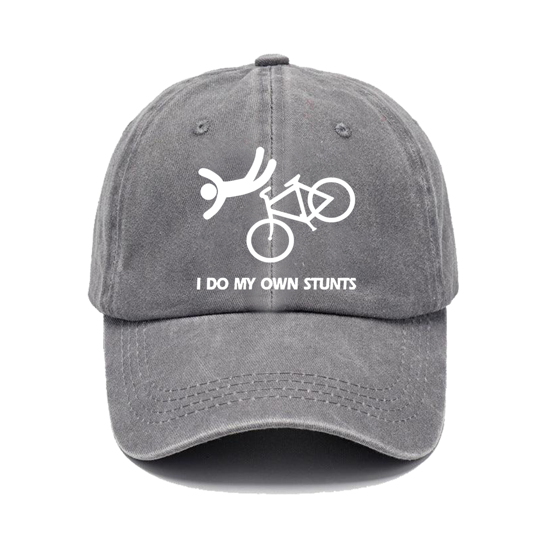 I Do My Own Stunts Hat | Vintage Washed Baseball Cap