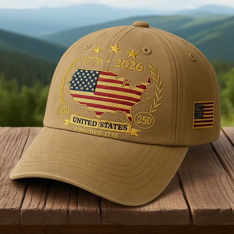 🎇The 250-Year Celebration Cap — History Woven into Every Stitch