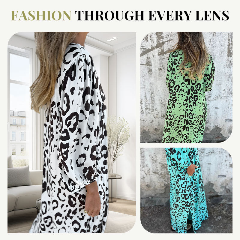 🌸New Year Specials🌸 V-Neck Printed Flowy Dress with Pockets