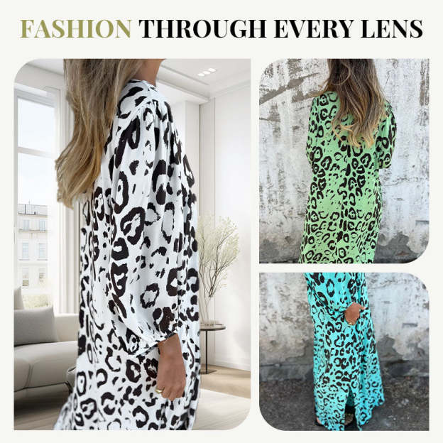 🌸New Year Specials🌸 V-Neck Printed Flowy Dress with Pockets