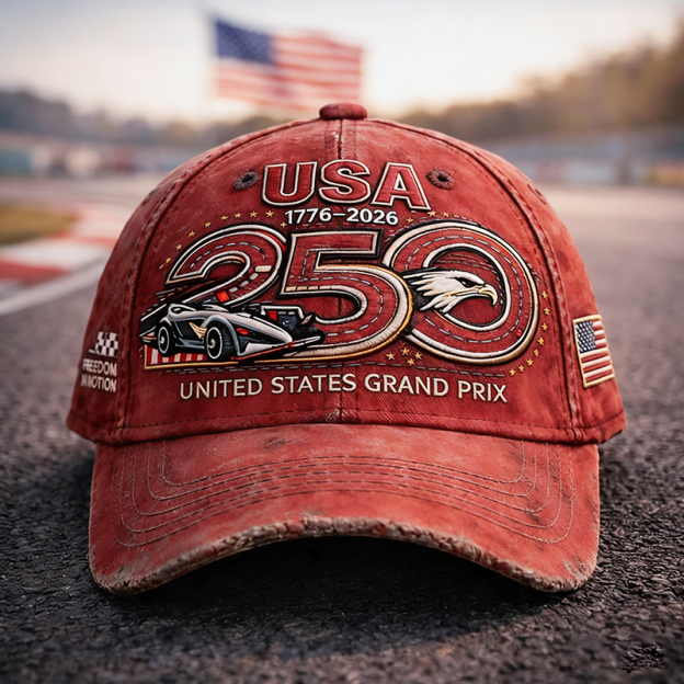 🏎️American 250th Anniversary Grand Prix Baseball Cap