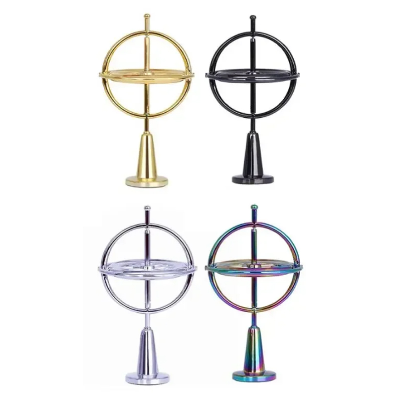 DjuiinoStar Pricision Gyroscope, Kill Time Desk Toy, Anti-Gravity Balance Toy, Science with Fun