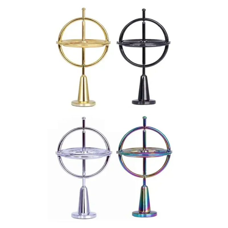 DjuiinoStar Pricision Gyroscope, Kill Time Desk Toy, Anti-Gravity Balance Toy, Science with Fun