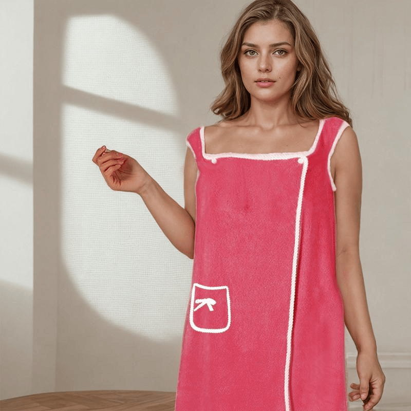 🔥🎁Plus Size Women's Wearable Shower Skirt