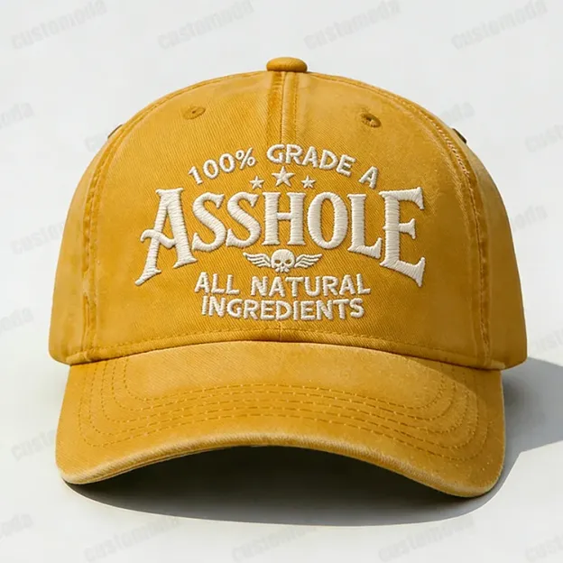100% Grade A Asshole Embroidery Cap