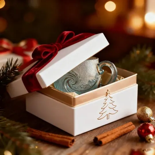 🎄Christmas Best Gifts🔥 Unique Handcrafted Sea Glass Ocean Wave Mug🎁Bring the Calm of the Ocean to Your Morning