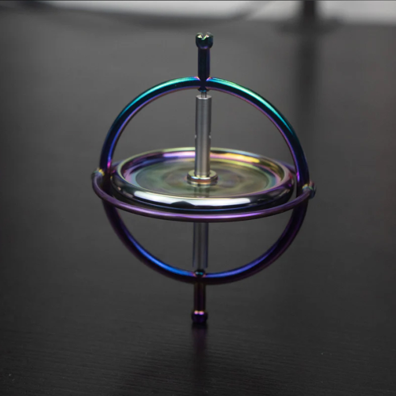 DjuiinoStar Pricision Gyroscope, Kill Time Desk Toy, Anti-Gravity Balance Toy, Science with Fun