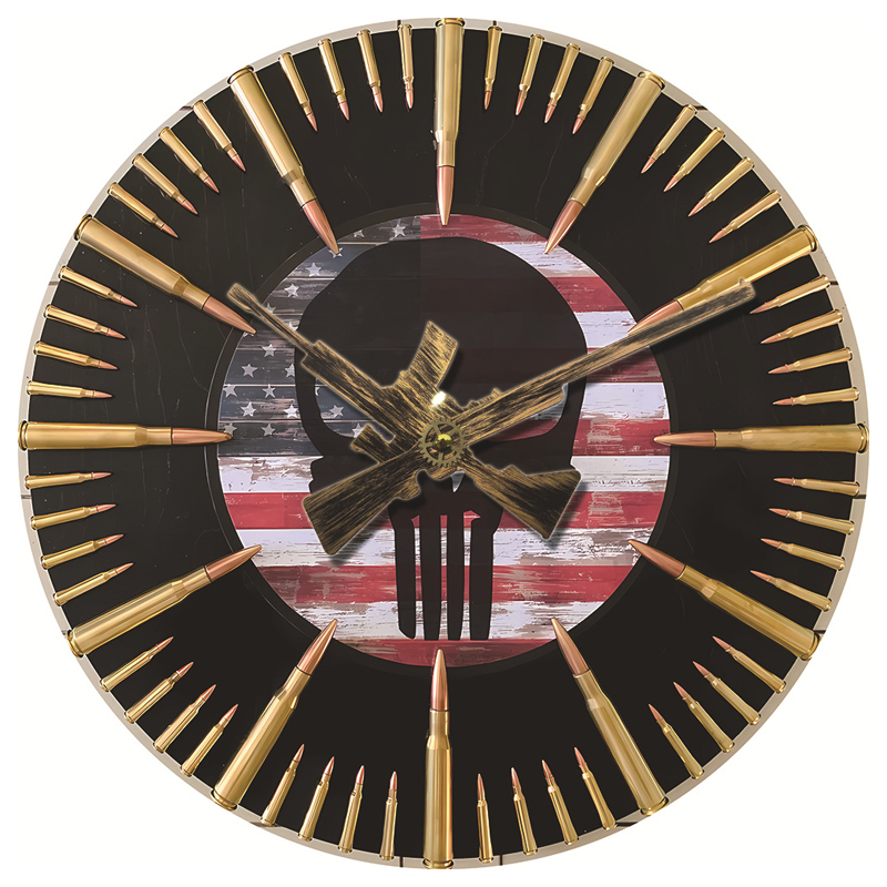 Hot Sale 60% OFF🔥Handmade Patriotic American Flag Clock🎁