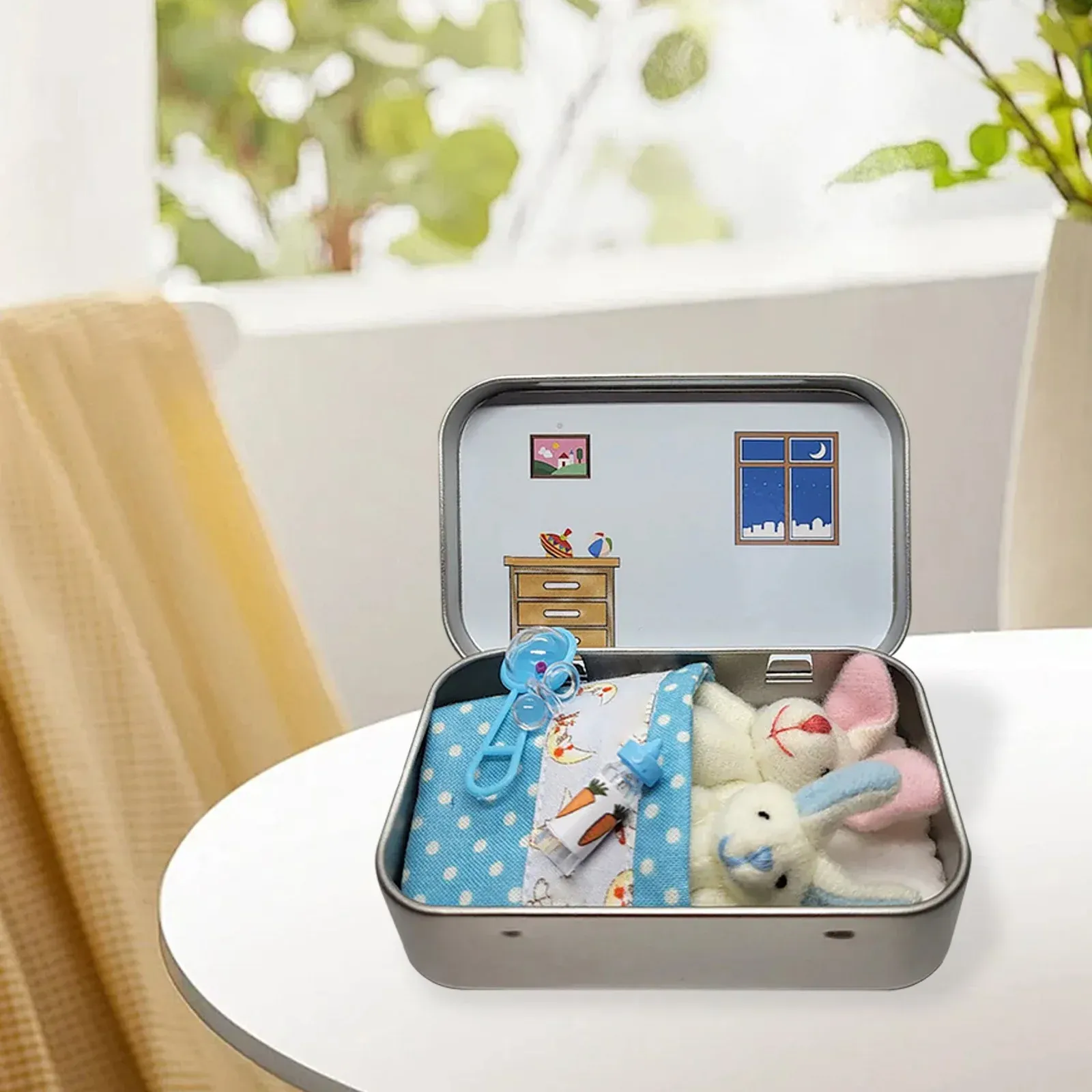 Little Pocket Bunny Decorative Boxes, Easter Basket Stuffer, Easter Gifts for Kids, DIY Pet Bunny Adoption, Easters Baskets Decorative Boxes