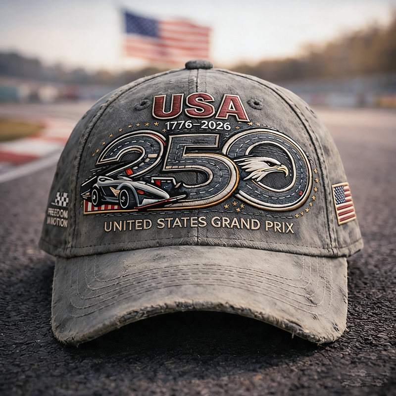 🏎️American 250th Anniversary Grand Prix Baseball Cap