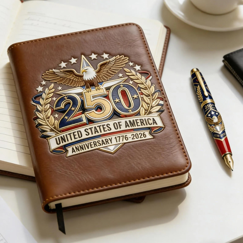 250th U.S. Anniversary Pen & Notebook Set