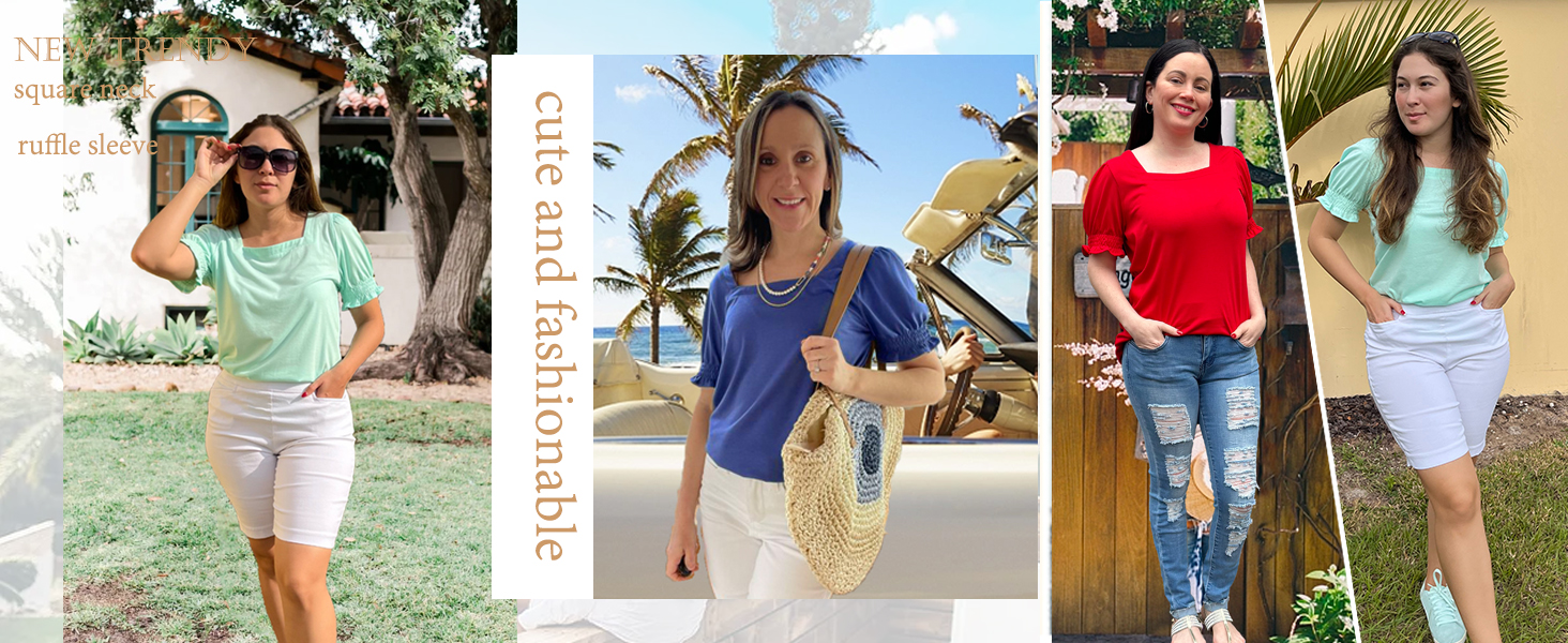 short sleeve shirts for women