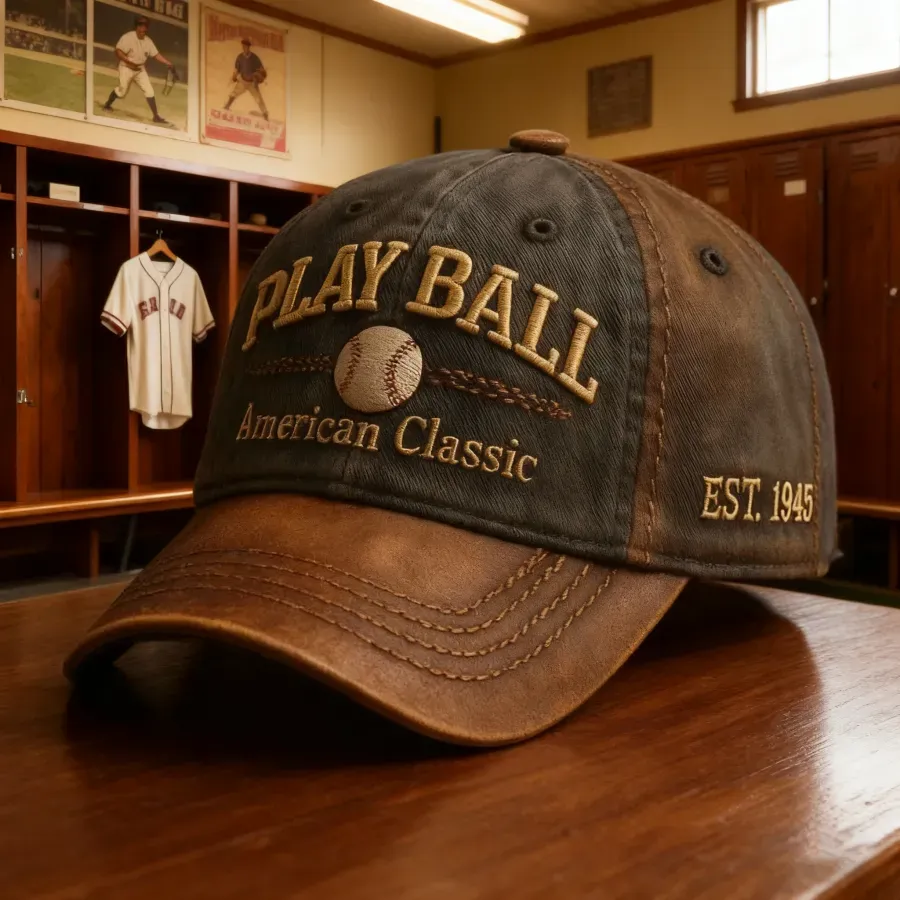 ⚾🧢Play Ball – American Classic Cotton Baseball Cap