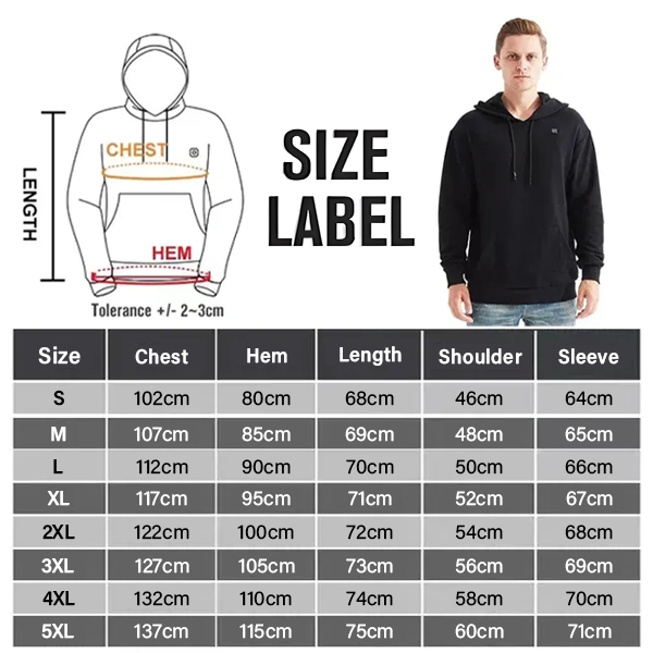 Black Friday 50% OFF - 🎁Unisex Heated Hoodie（Buy 2 Free Shipping）