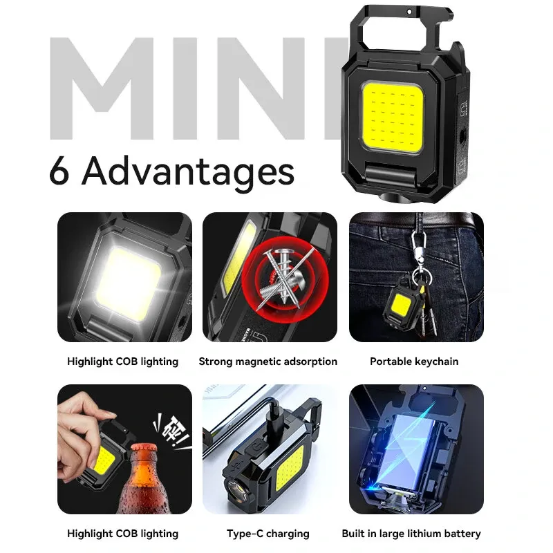 Multifunctional Keychain Light