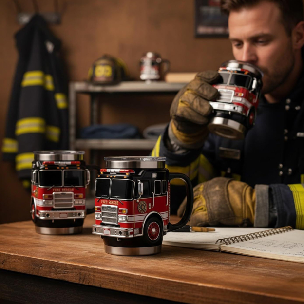 🚒🥤Fire Rescue Mug-FortheBravest Among Us