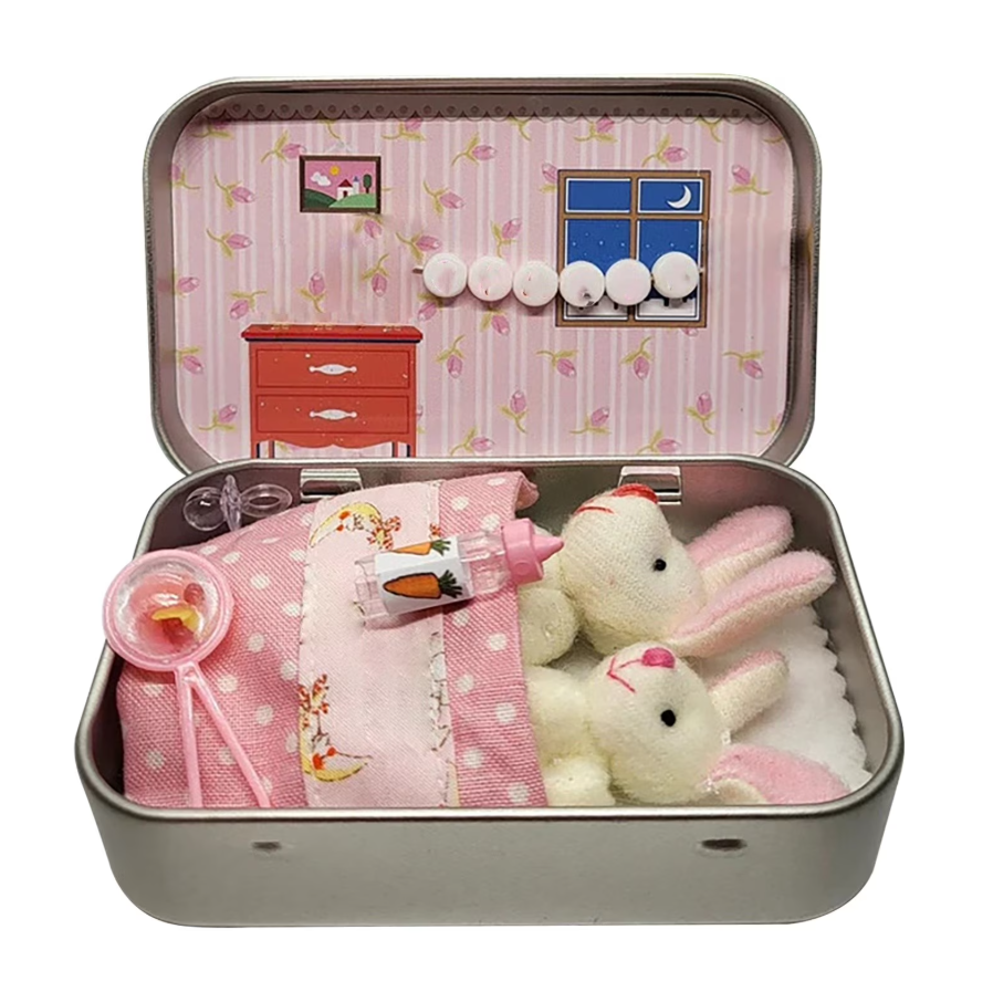 Little Pocket Bunny Decorative Boxes, Easter Basket Stuffer, Easter Gi