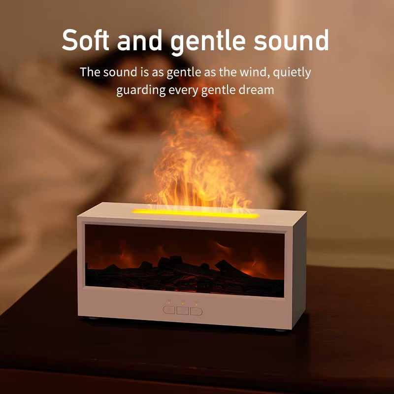 Flame Aroma Diffuser & Humidifier with Remote Control