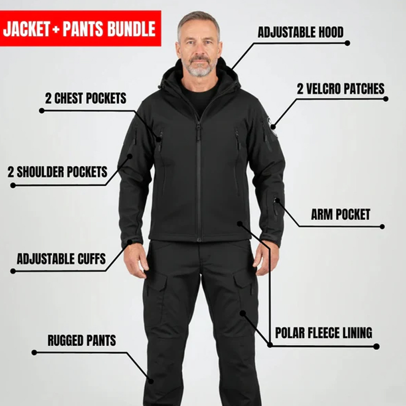 VORAX™– Waterproof Softshell Jacket & Pants Set