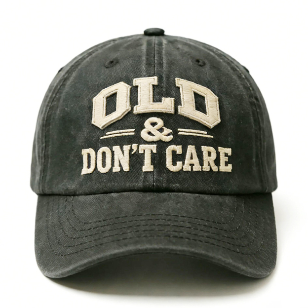 🧢 2026 New Year Hot Sale | Vintage Distressed “OLD & DON’T CARE” Cap