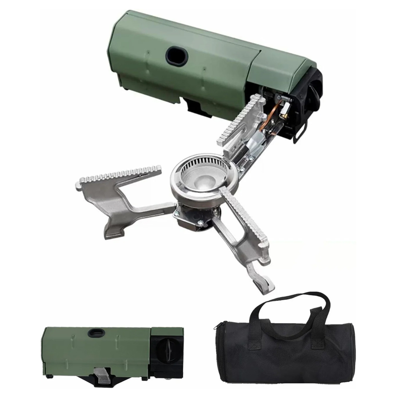 Foldable Camping Butane Stove with Storage Bag suitable for Picnic, Backpacking Hiking, Adventure, Home Travel, Outdoor Patio, RV Trip