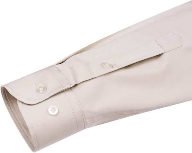 J.VER Men's Dress Shirts Solid Long Sleeve Stretch Wrinkle-Free Formal Shirt Business Casual Button Down Shirts