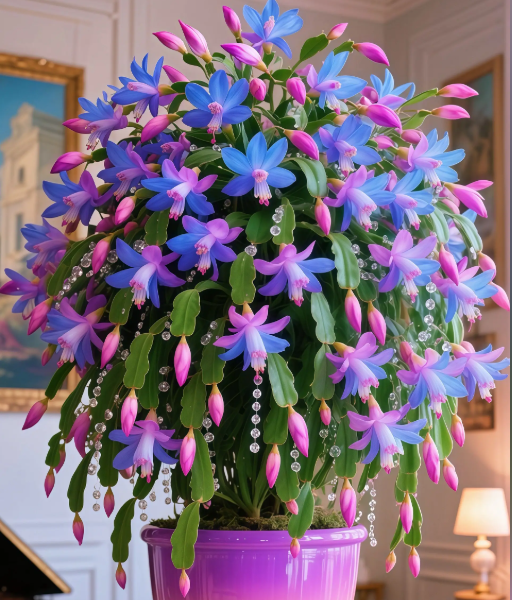 🌸 Mix Colors Schlumbergera Seeds – Easy-Care Blooms in Every Shade, Even in Winter ❄️🌈