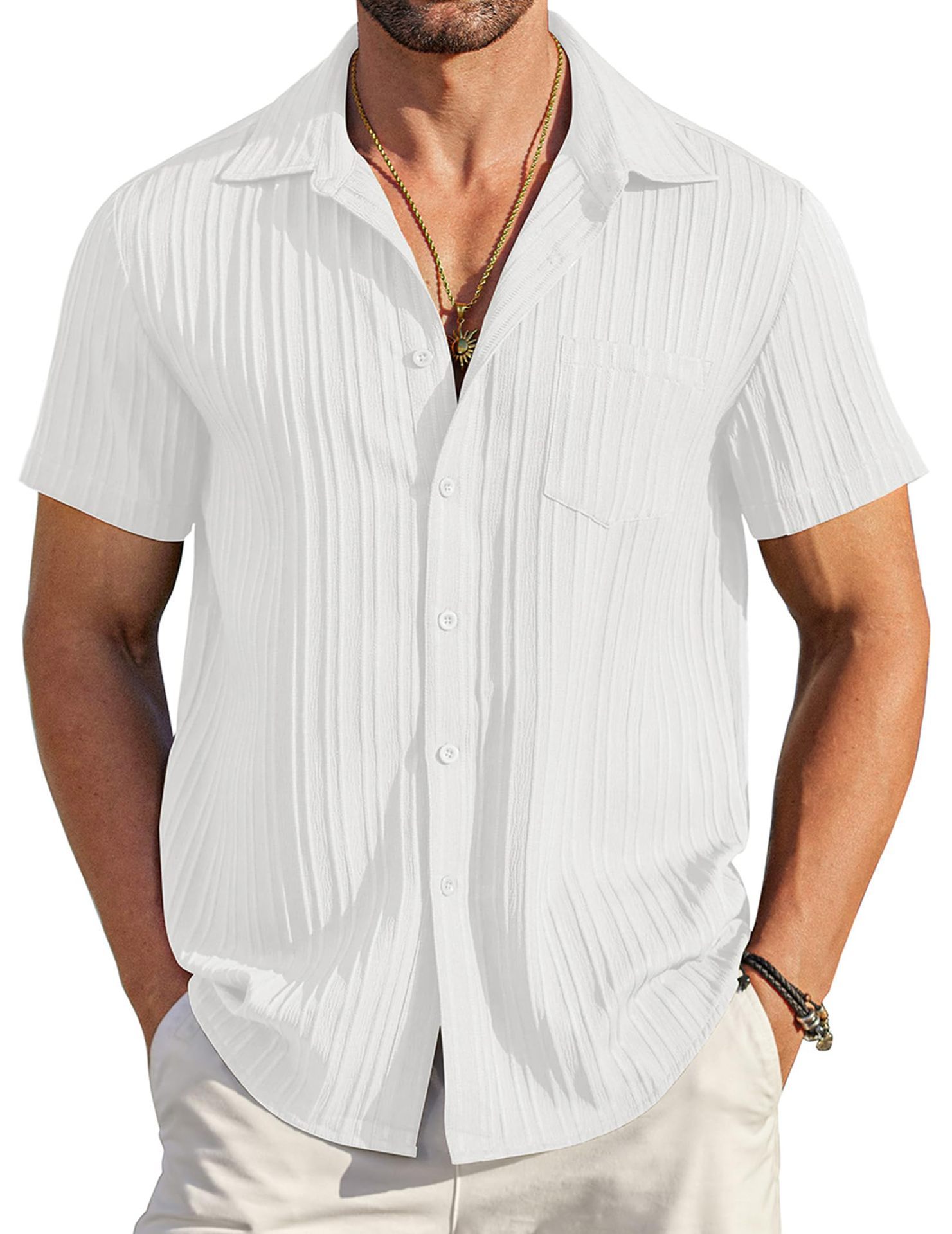 COOFANDY Men's Casual Button Down Shirts