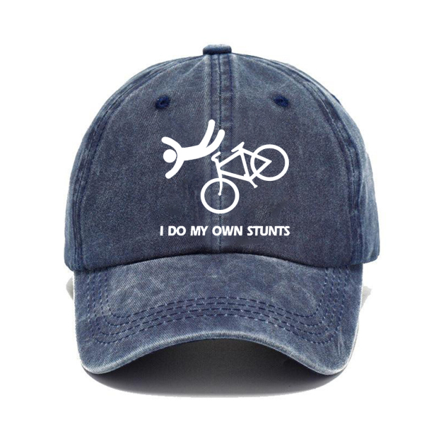 I Do My Own Stunts Hat | Vintage Washed Baseball Cap