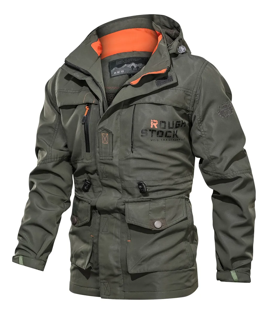 【Last Day 50%OFF】Men's Waterroof Miliary Rain Jacket