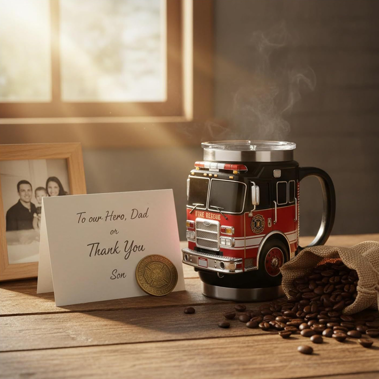 🚒🥤Fire Rescue Mug-FortheBravest Among Us