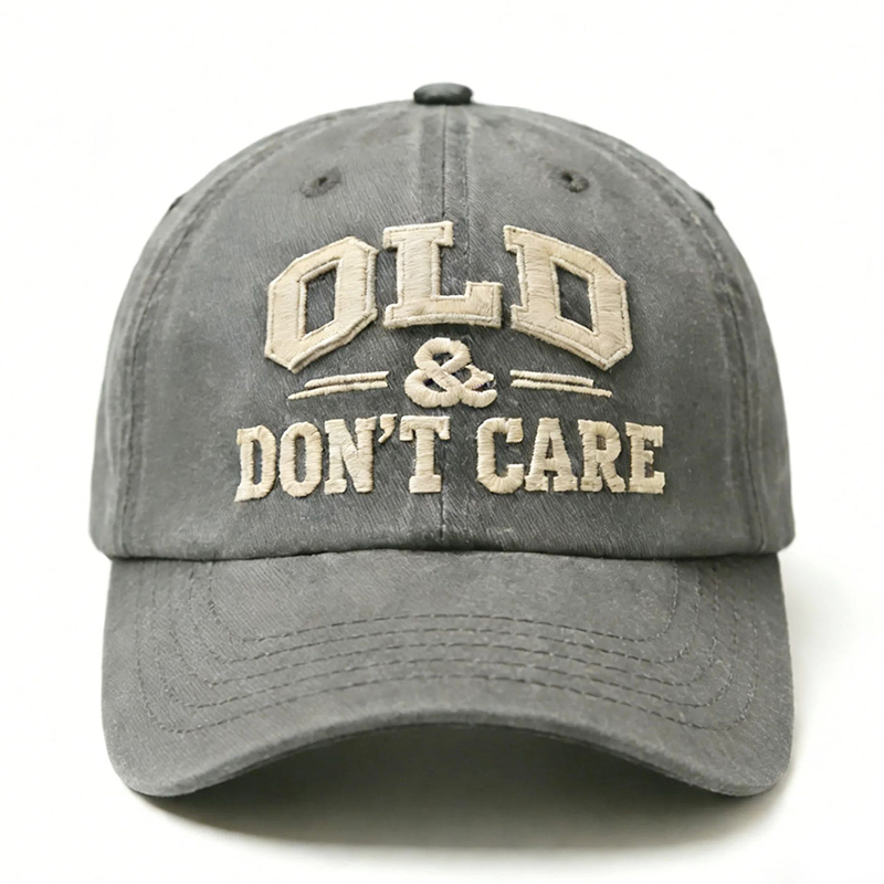🧢 2026 New Year Hot Sale | Vintage Distressed “OLD & DON’T CARE” Cap