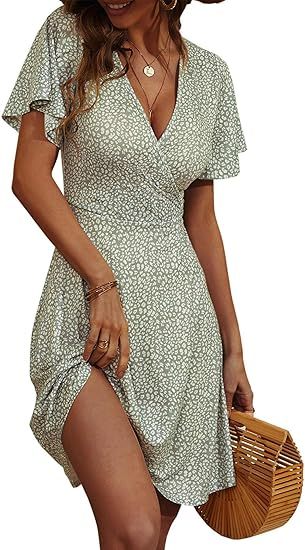 FENSACE Women's Summer Floral Dress