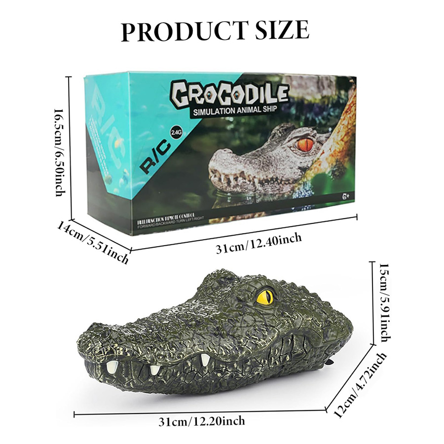 Remote Control Crocodile Head