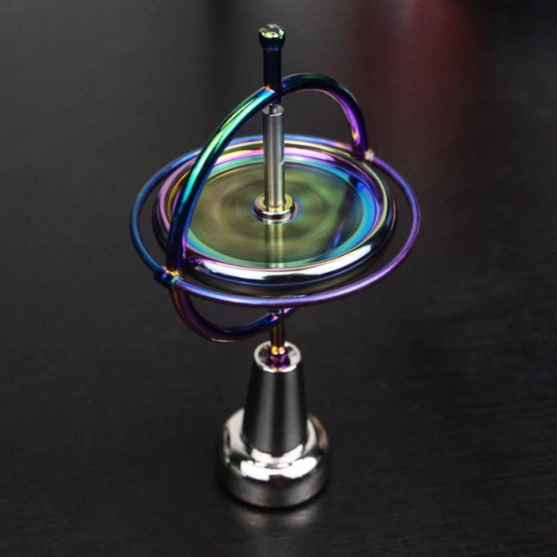 DjuiinoStar Pricision Gyroscope, Kill Time Desk Toy, Anti-Gravity Balance Toy, Science with Fun