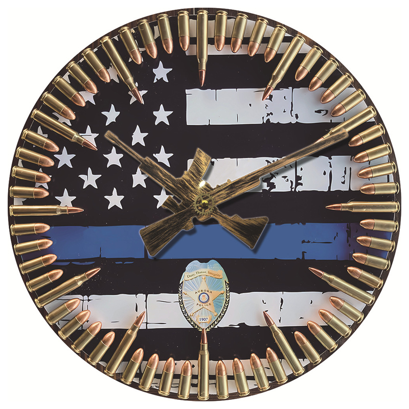 Hot Sale 60% OFF🔥Handmade Patriotic American Flag Clock🎁