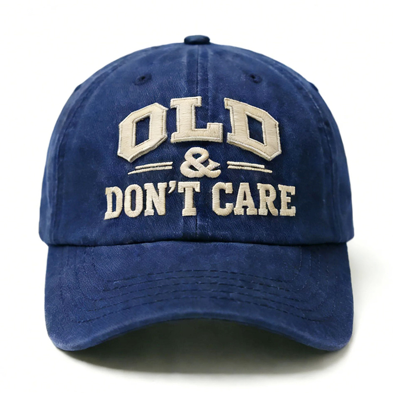 🧢 2026 New Year Hot Sale | Vintage Distressed “OLD & DON’T CARE” Cap